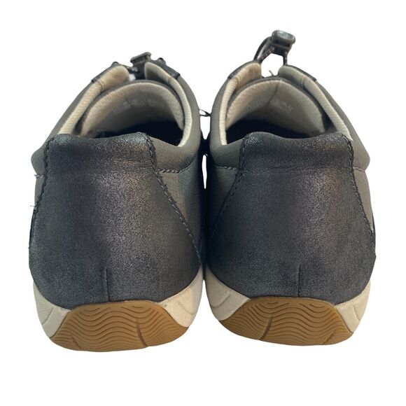 Dansko Womens 41 Charcoal Metallic Suede Harlie Comfort Shoes Sneaker 4851970397 - Picture 7 of 11